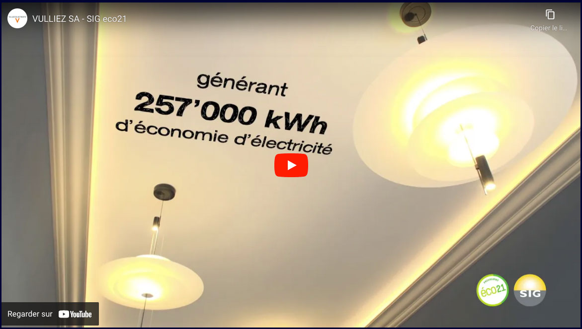 Vidée Vulliez SA Lauréat électricien eco21